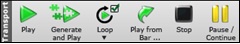 Transport buttons